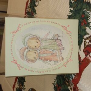 Vtg Hallmark True Friend 3D Design Table Decor Shadowbox Card Betsey Clark Rare